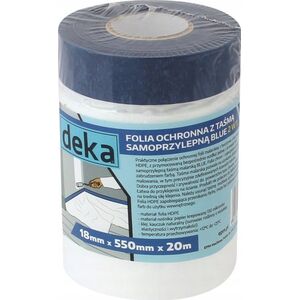 Folia malarska Deka FOLIA OCHRONNA Z TAÅMÄ NIEBIESKÄ 55CM*20M