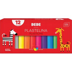 Interdruk Plastelina 12 kolorów B&B Kids