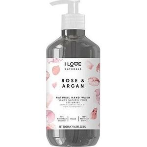 I love I Love, Naturals Collection, Rose & Argan, Liquid Soap, For Hands, 500 ml Unisex