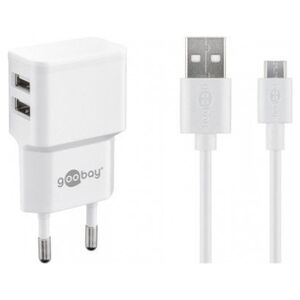 Tablet Goobay Zestaw do ładowania z dwoma Micro USB 2,4 A