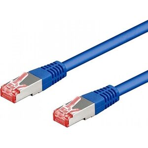 Goobay CAT 6 Kabel łączący, S/FTP (PiMF), Niebieski - Długość kabla 10 m