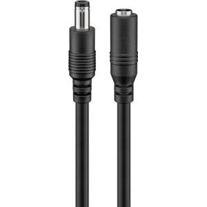 Goobay Kabel przedłużający DC, 10 m, czarny - Długość kabla 10 m