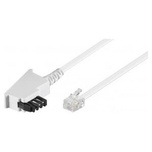 Goobay Kabel przyłączeniowy TAE-F (uniwersalny układ styków) - Długość kabla 6 m