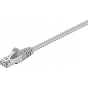 Goobay CAT 5e Kabel łączący, SF/UTP, Szary - Długość kabla 15 m