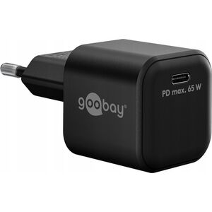 Ładowarka Goobay Szybka ładowarka USB-C™ PD (65 W), czarny