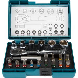 Makita Makita B-54081 Ratchet + Bit Set