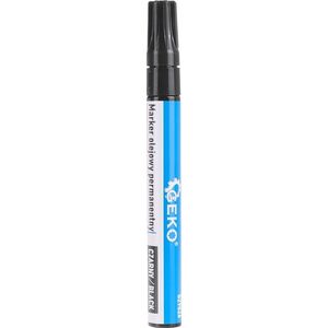 Geko Marker olejowy permanentny czarny – kartonik wystawowy (24/480)