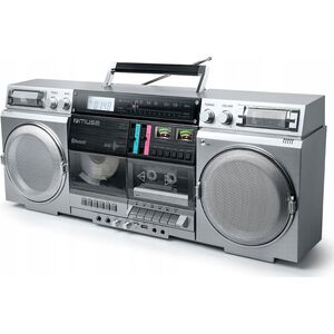 Radioodtwarzacz Muse BOOMBOX MUSE M-380 GBS GHETTO srebrny