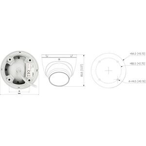 Kamera IP Dahua Technology KAMERA IP IPC-HDW1839T-A-IL-0280B-S6 Smart Dual Light 8.3Mpx 4K UHD 2.8mm DAHUA