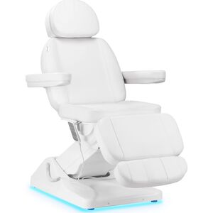 Activeshop Elektryczny fotel kosmetyczny SILLON Luxury 3 silniki biały