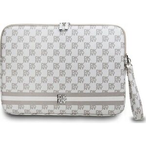 Etui DKNY DKNY Sleeve DKCS16PVSHLE 16"              beżowy/beige Checkered Pattern Printed Stripes