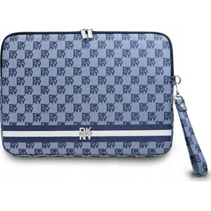 Etui DKNY DKNY Sleeve DKCS14PVSHLB 14"              niebieski/blue Checkered Pattern Printed Stripes