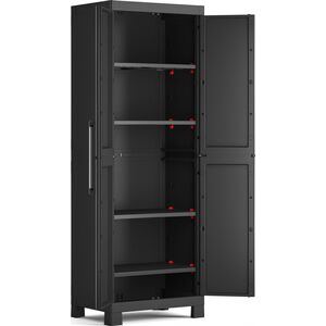 Szafa ogrodowa Keter ML KETER SZAFA DETROIT 62x182x45cm DZIELONE PÓŁKI IT New