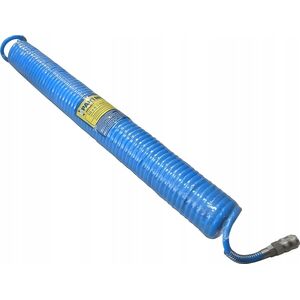 Partner Wąż spiralny poliuretanowy 8mm x 15m z szybkozłączkami 1/4" (ciśnienie maks. 15bar)