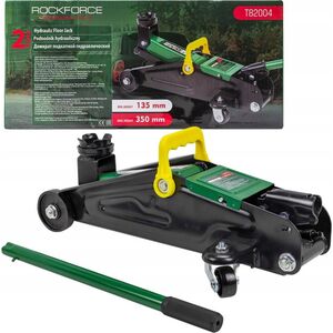 Rockforce Podnośnik warsztatowy hydrauliczny 2t "żaba" (h min - 135mm, h max - 350mm)