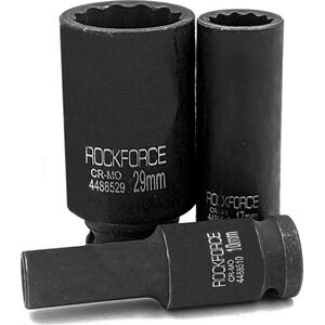 Rockforce Nasadka udarowa głęboka 1/2" 22mm (12-kątna)