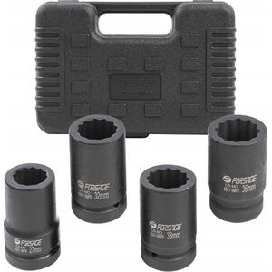 Forsage Zestaw nasadek udarowych głębokich 1" 4el. (12-kątnych) (27-36mm)