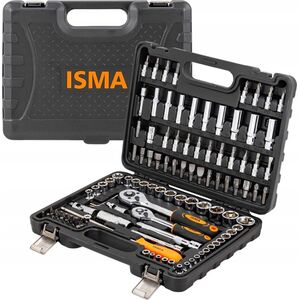 Zestaw narzędzi Isma Zestaw narzędzi 108el. 1/4" i 3/8" (6-kątnych) (4-22mm)
