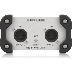 Klark Teknik DI 22P DI-box pasywny stereo