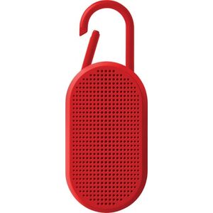 Głośnik Lexon Lexon Mino T Waterproof Speaker with Stand and Carabiner Red LA124R9