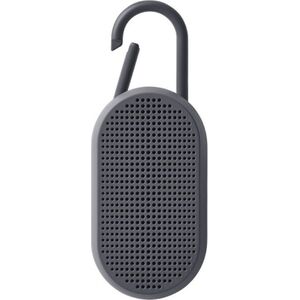 Głośnik Lexon Lexon Mino T Waterproof Speaker with Stand and Carabiner Gray/Grey LA124G