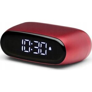 Lampa stołowa Lexon Lexon Minute Alarm Clock Mini Dark Red LR154DR