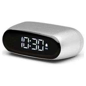 Lampa stołowa Lexon Lexon Minut Alarm clock mini aluminum/alu poly LR154AP
