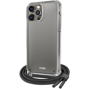 SBS Mobile SBS Transparent cover with coloured neck strap for iPhone 13 Pro