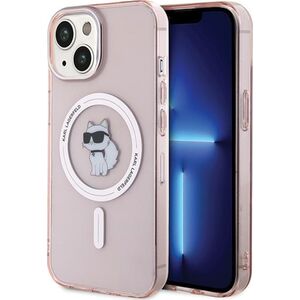 Karl Lagerfeld Karl Lagerfeld KLHMP15SHFCCNOP iPhone 15 / 14 / 13 6.1" różowy/pink hardcase IML Choupette MagSafe