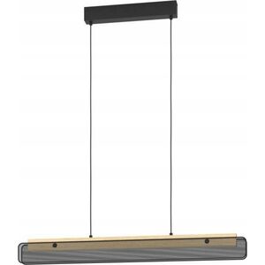 EGLO EGLO KOKOMO LANGBORD RGB CCT SORT/NATUR