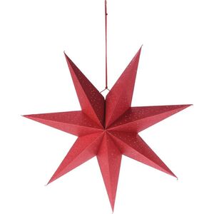 Christmas Gifts Gwiazda dekoracyjna papierowa 60cm czerwony