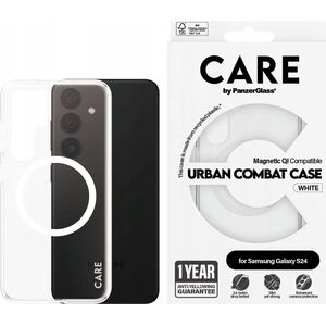 CARE by PanzerGlass Flagship QI Case Sam  S24 przezroczysty/transparent 1153