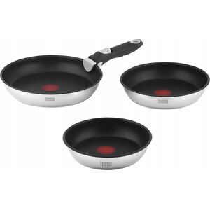 Patelnia Teesa Zestaw patelni z odłączaną rączką 22cm , 24cm 28 cm TEESA FRYING PANS SINGLE HAND