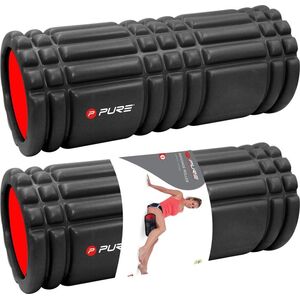 Wałek roller do ćwiczeń 33x15cm czarny Pure 2 improve