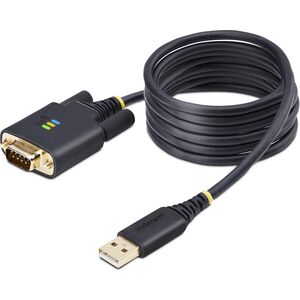 StarTech 1P6FFCN-USB-SERIAL kabel równoległy Czarny 2 m USB Typu-A DB-9
