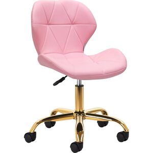Taboret kosmetyczny QS-06G złoto różowy