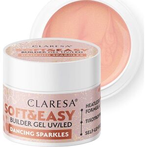 Claresa żel budujący Soft&Easy dancing sparkles 45g