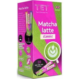 Instant tea drink True English Tea Matcha Latte Classic, 10 pcs.