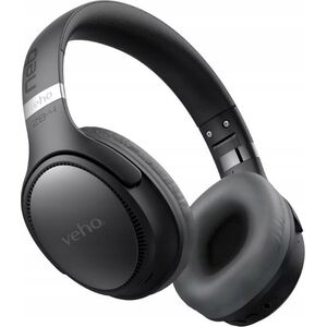 Veho ZB-4 Zestaw słuchawkowy Przewodowy i Bezprzewodowy Opaska na głowę Połączenia/muzyka USB Type-C Bluetooth Czarny, Szary