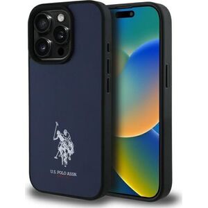 US Polo USHCP15XPGEV iPhone 15 Pro Max    6,7" granatowy/navy Leather Embroidered DH Color