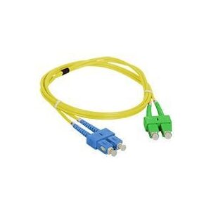 Alantec FO Patch cord SC/APC-SC duplex SM 9/125 5.0m (FOC-SCASC-9SMD-5)