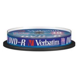 Verbatim DVD-R 4.7 GB 16x 10 sztuk (43523)