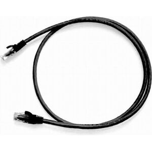 NetRack patchcord RJ45, osłonka zalewana, kat. 6 UTP, 0.5m czarny (BZPAT0P56K)
