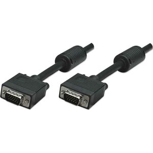 Kabel Manhattan D-Sub (VGA) - D-Sub (VGA) 3m czarny (317733)