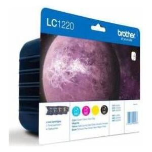 Tusz Brother zestaw tuszy oryginalnych LC-1220VALBP (cyan, magenta, yellow, black)