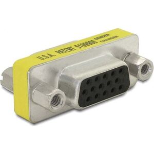 Adapter AV Delock D-Sub (VGA) - D-Sub (VGA) żółty (65001)