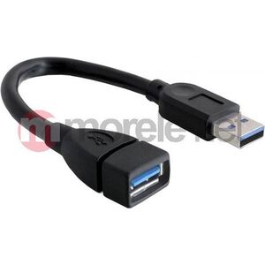 Adapter USB Delock Czarny  (82776)