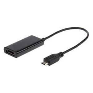 Adapter USB Gembird microUSB - HDMI + microUSB Czarny  (AMHL002)