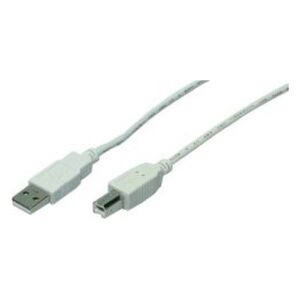 Kabel USB LogiLink USB-A - USB-B 5 m Biały (CU0009)