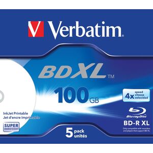 Verbatim BD-R 100 GB 4x 5 sztuk (43789)